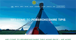 Desktop Screenshot of pembrokeshiretipis.com